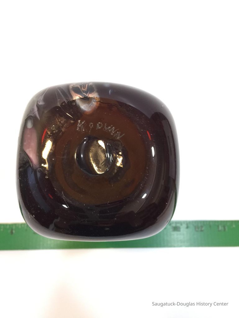 Brown glass vase - Image 3