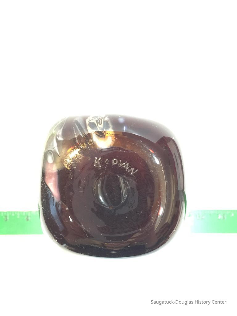 Brown glass vase - Image 4