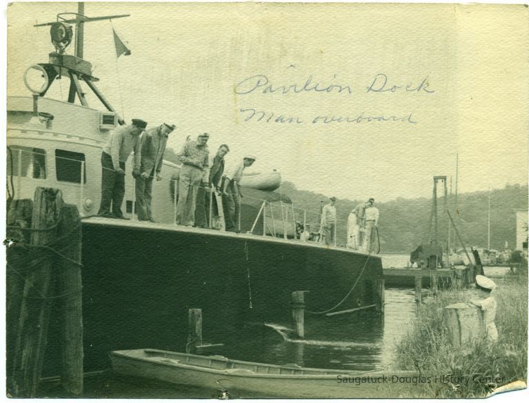 Pavilion Dock man overboard