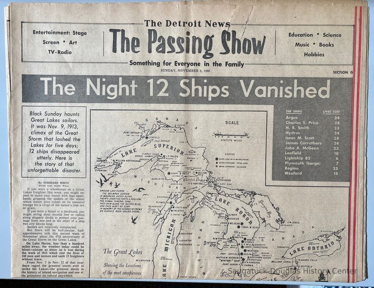          The Night 13 Ships Went Down in the Great Lakes - Detroit Free Press picture number 1
   