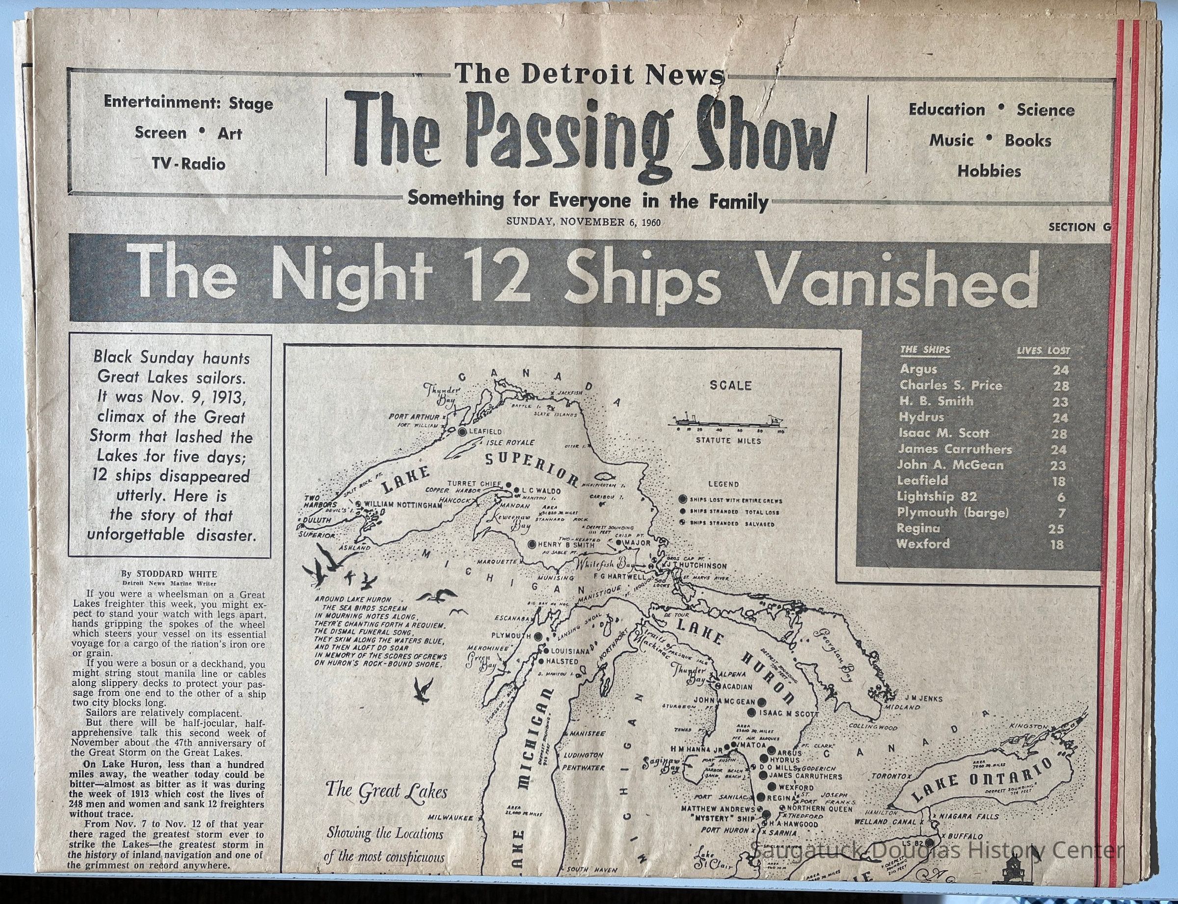 The Night 13 Ships Went Down in the Great Lakes - Detroit Free Press picture number 1