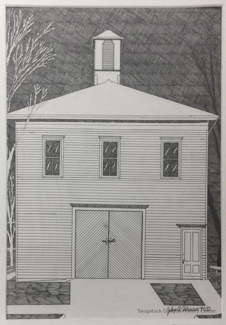          Drawing of the Village Hall
   