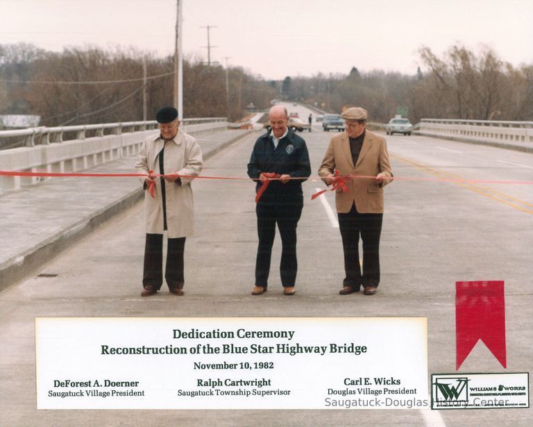          1982 Bridge Dedication.jpg 3.8MB; DeForest A. Doerner, Ralph Cartwright, Carl E. Wicks, Williams & Works
   