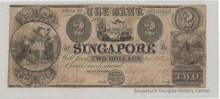          Singapore $2 bill
   