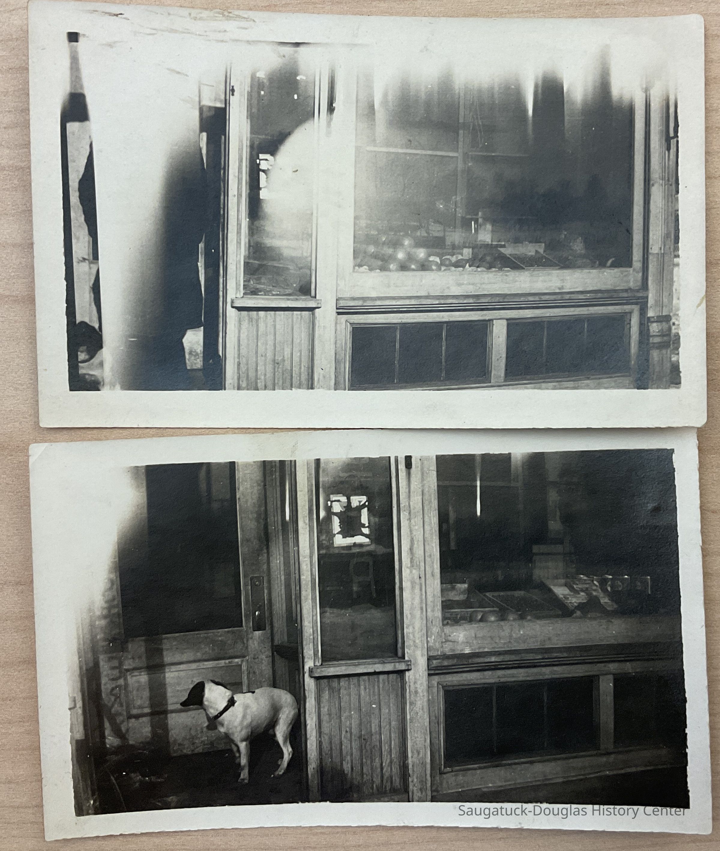 Top photo is A, bottom is B