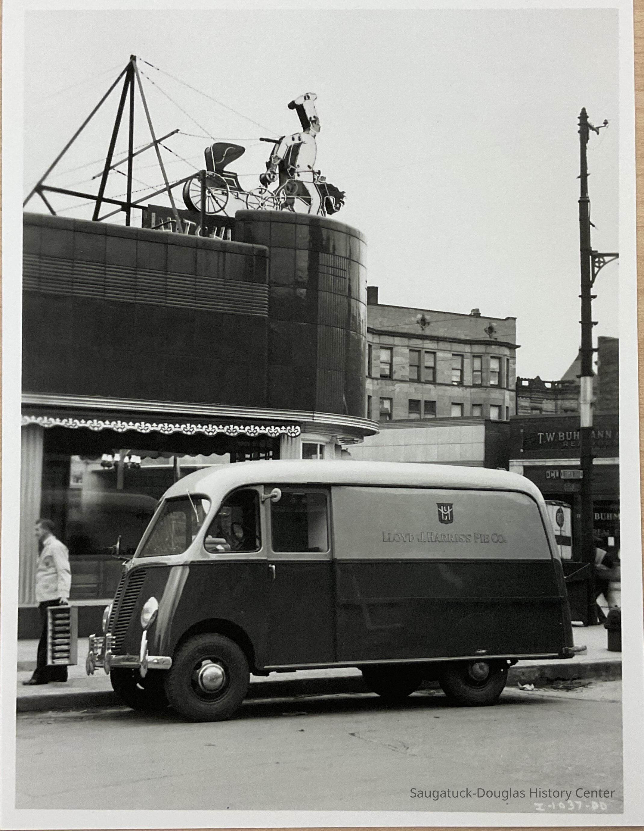 Harris Pie Delivery Truck; From Wisconsin Historical Society Collection