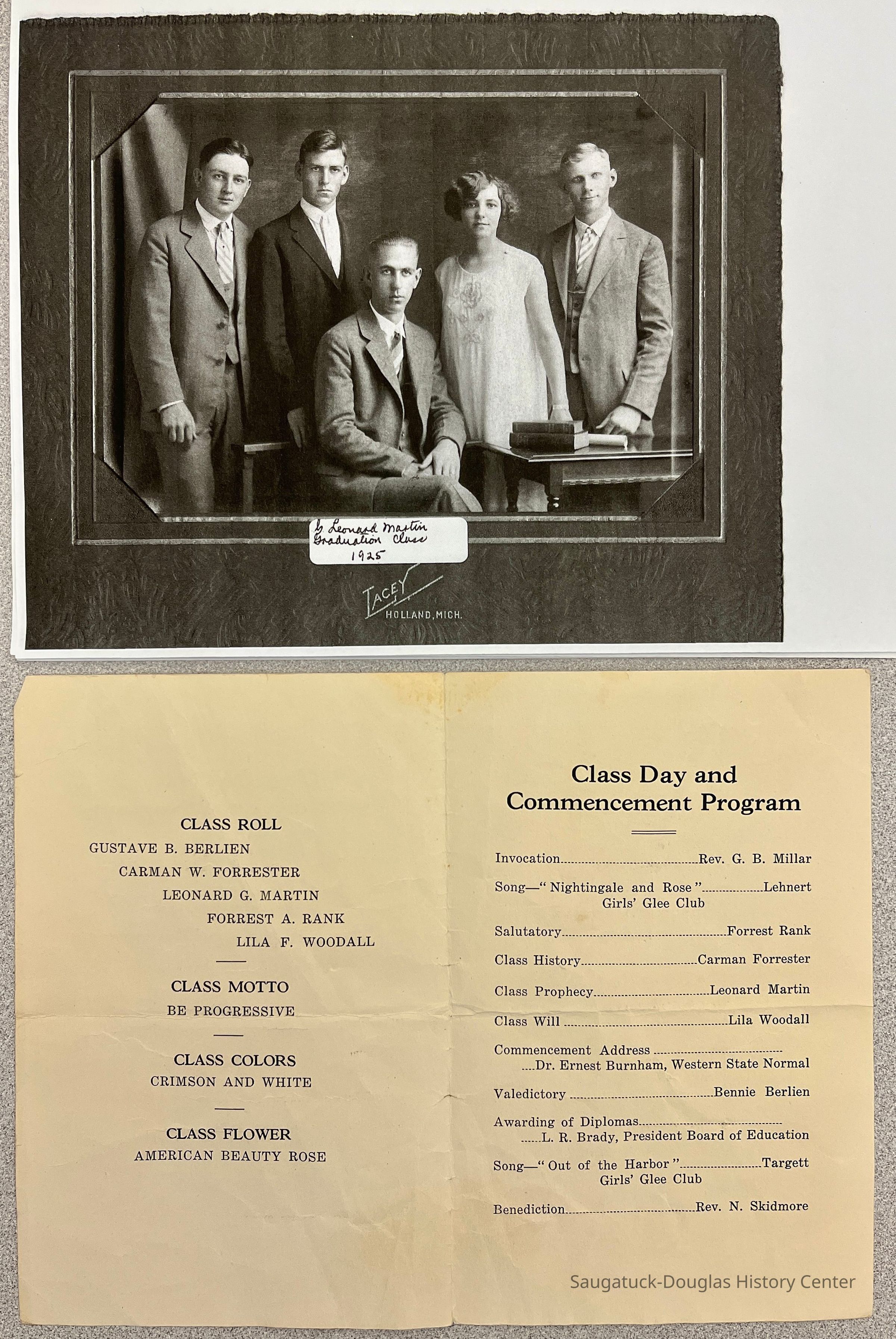 Program, SHS Graduation 1925 picture number 1