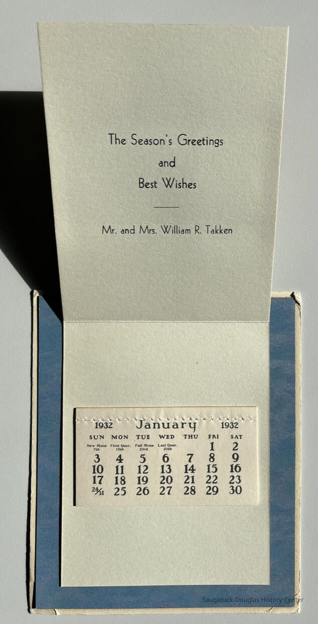 1932 Calendar - Takken - Image 2