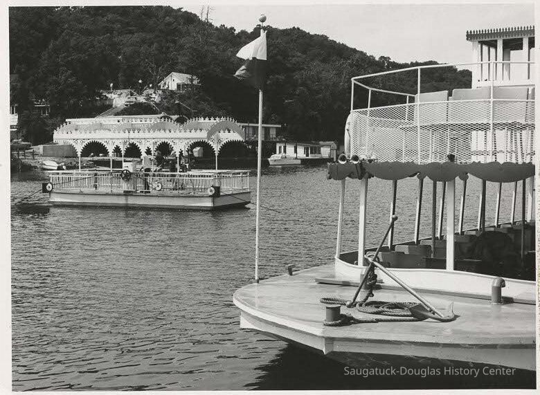 Saugatuck chain ferry ca. 1980