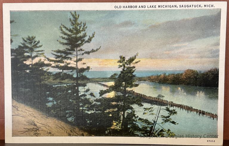          Old Harbor and Lake Michigan, Saugatuck, Mich picture number 1
   