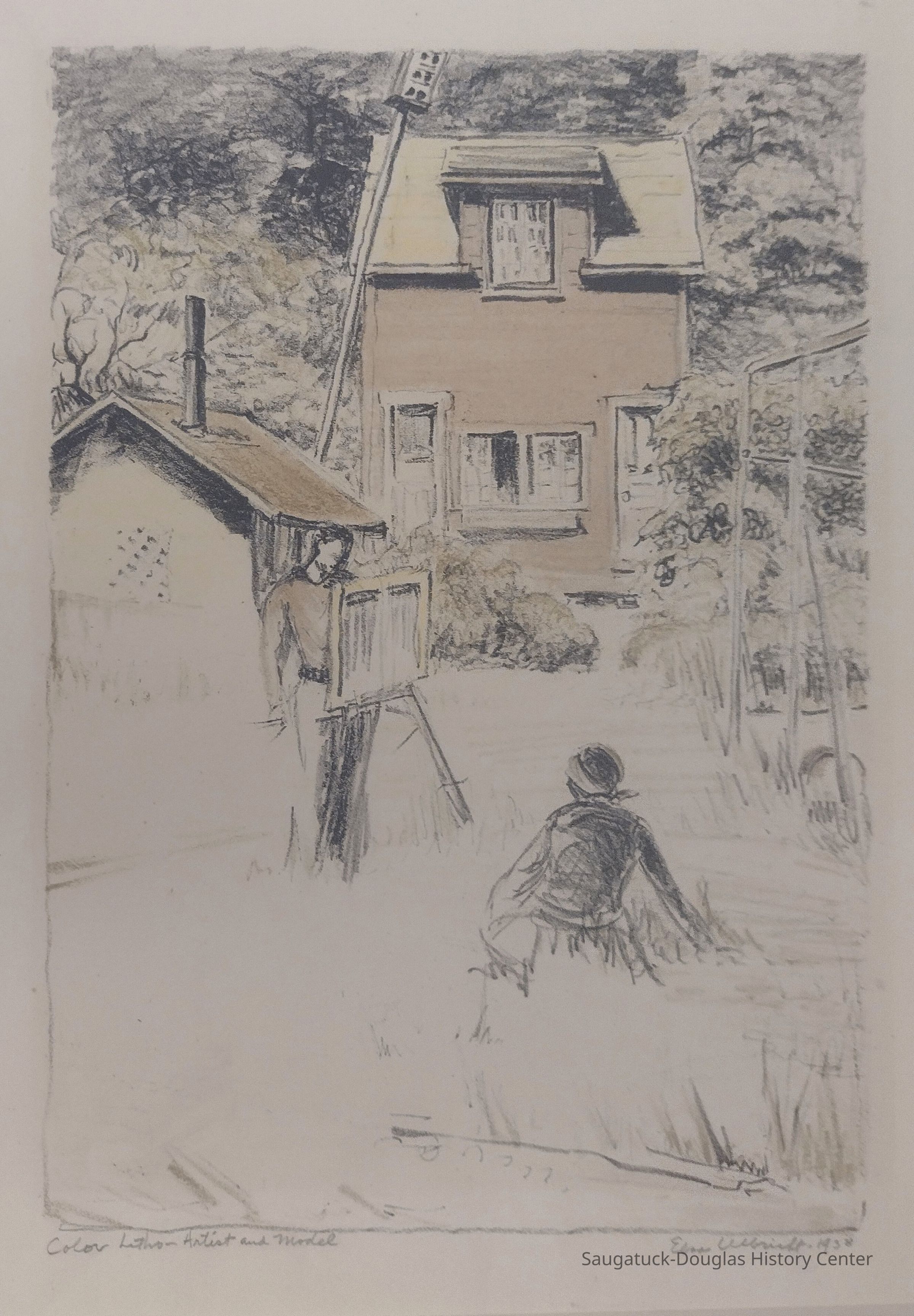 Artist and Model by Elsa Ulbricht picture number 1