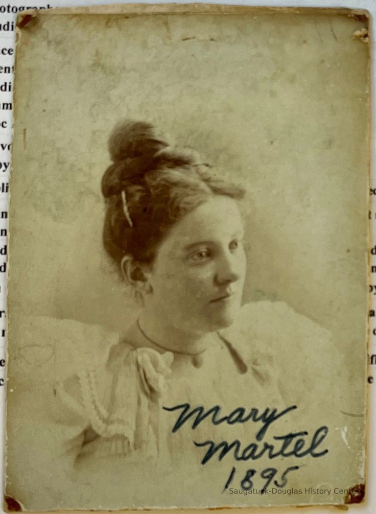          Mary Martel 1985; Located in the accession folder.
   