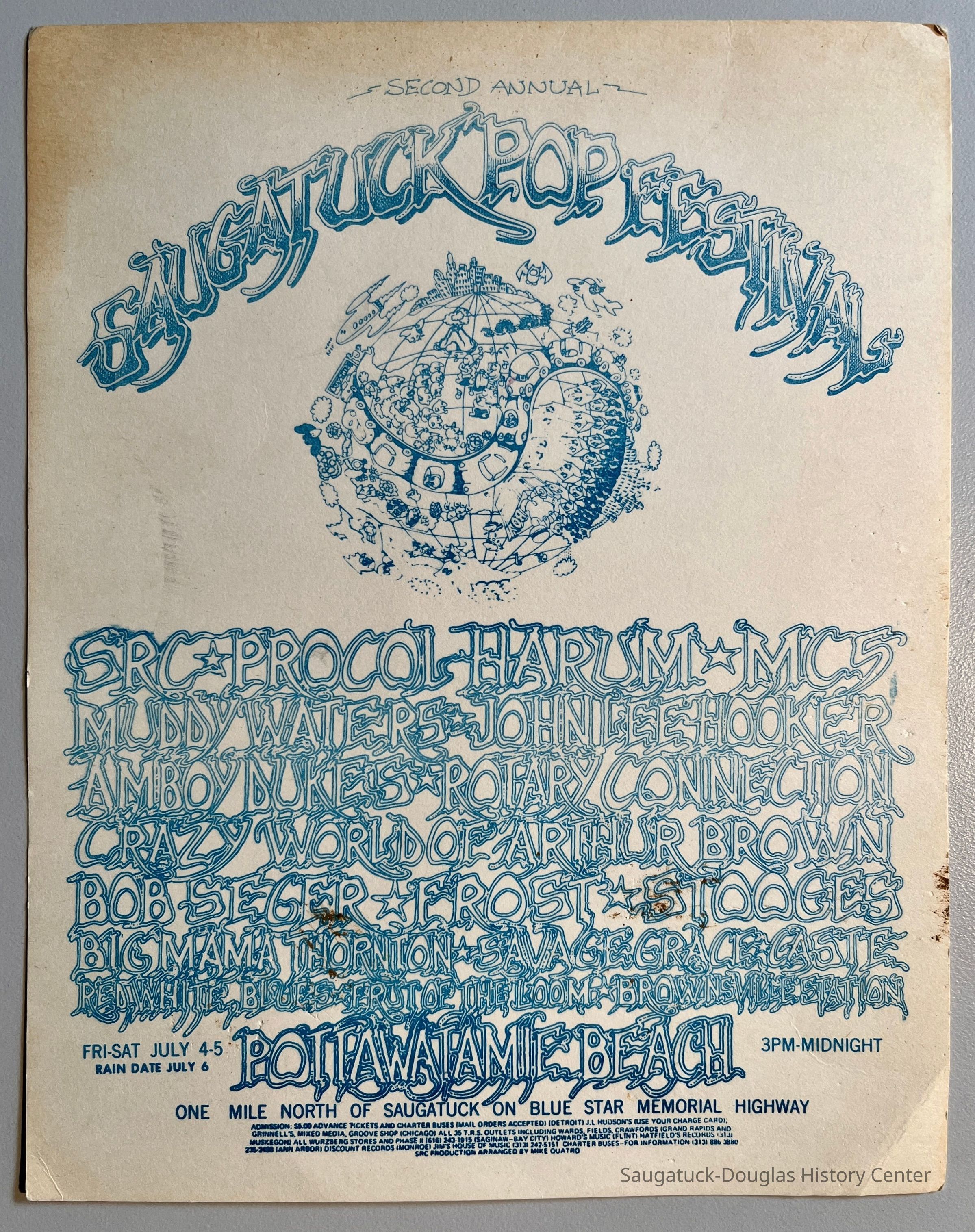 Saugatuck Pops Festival flyer, 1969 picture number 1