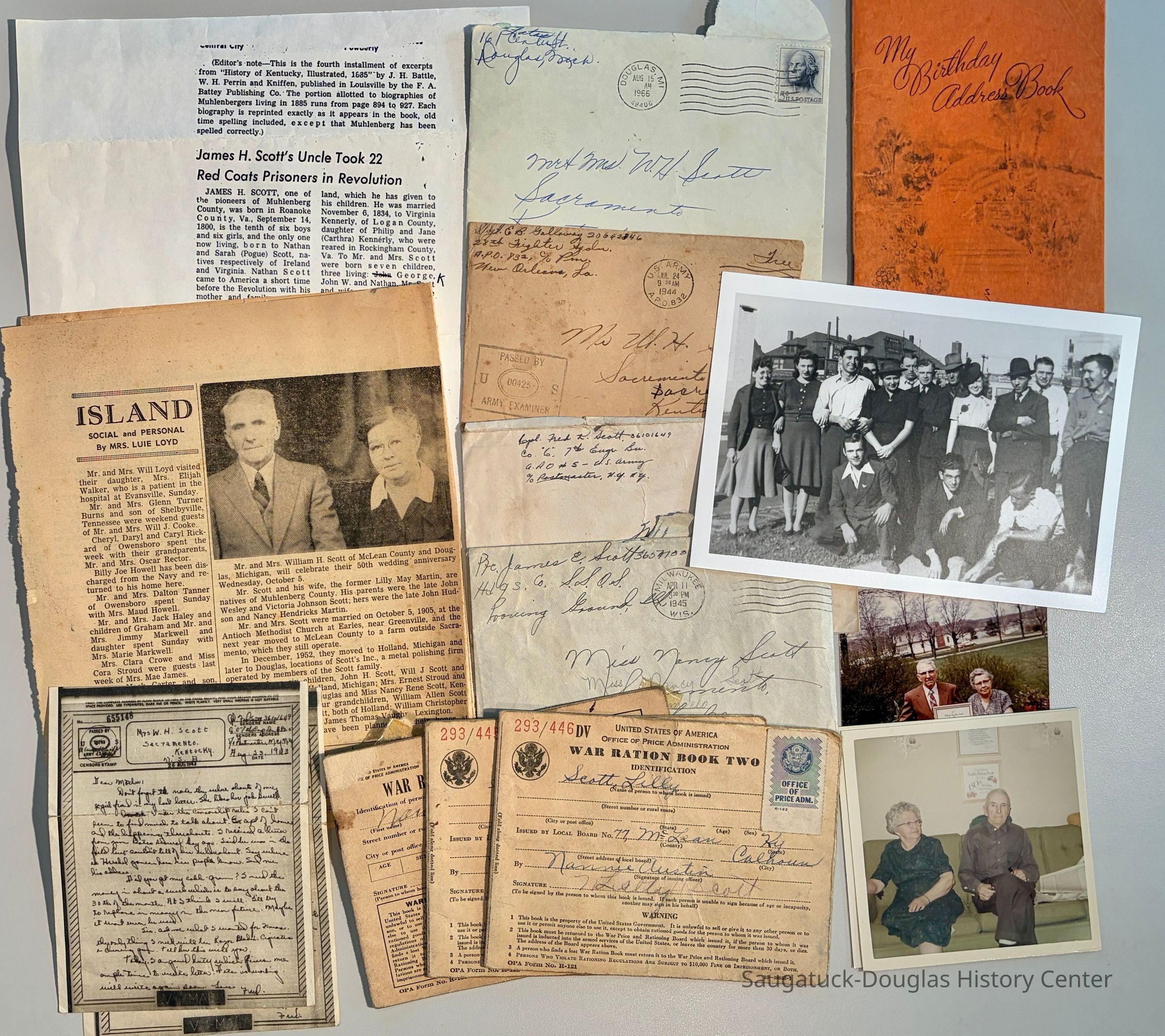          2026.15.13 Scott family letters, photos, newspaper clippings and address book
   