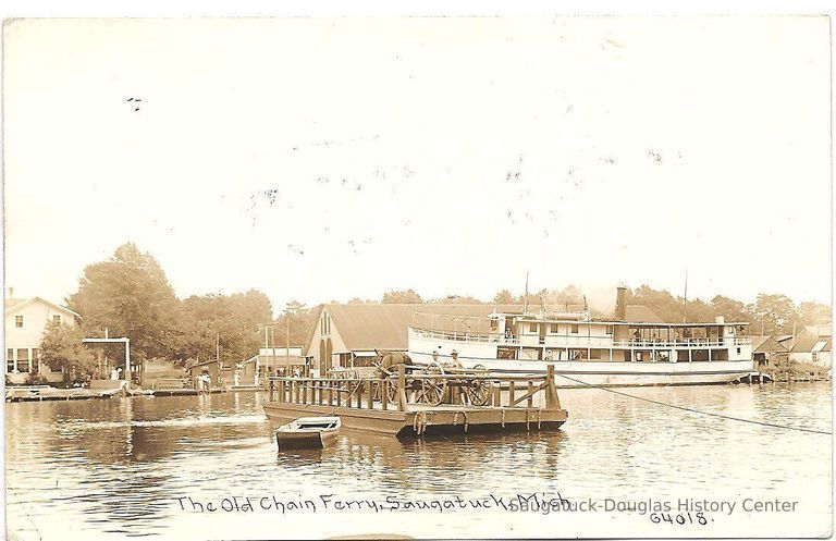          old chain ferry
   