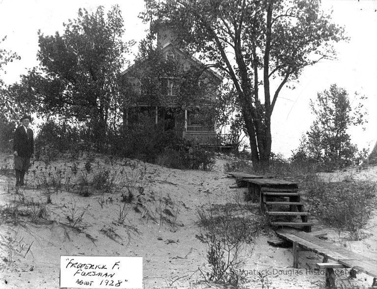          Frederick Fursman in front of lighthouse ca 1929; Fursman_at_lighthouse_1928.jpg 1.9MB - Digital file on Jack Sheridan Drive 2021.72.02
   