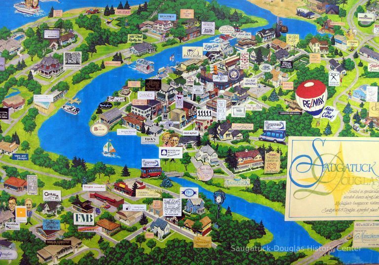           Commercial map of Saugatuck; Origsize: 36