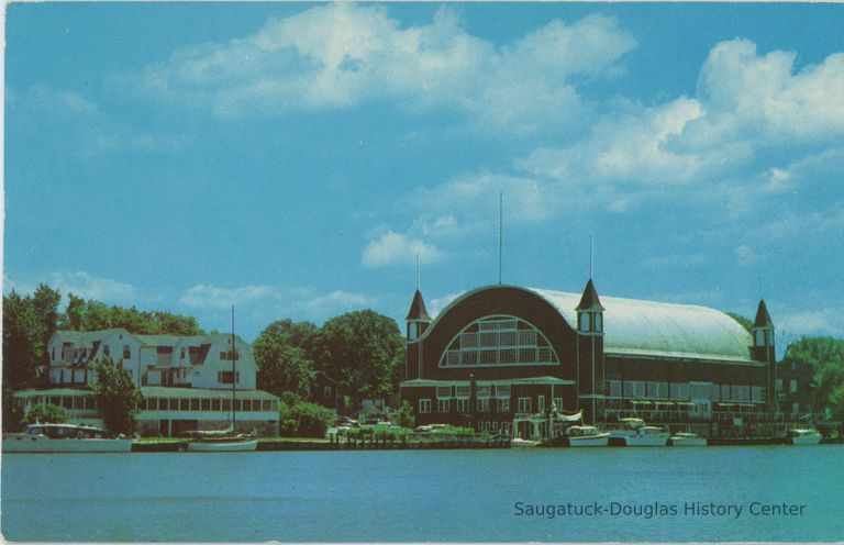          Big Pavilion from across the River Postcard
   