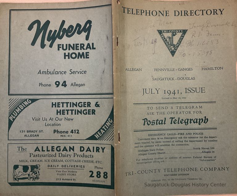          Telephone Directory 1941 picture number 1
   