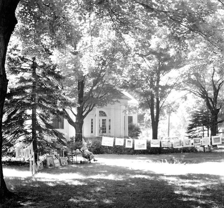 Art show on the Saugatuck Village Square 1960 - Image 5