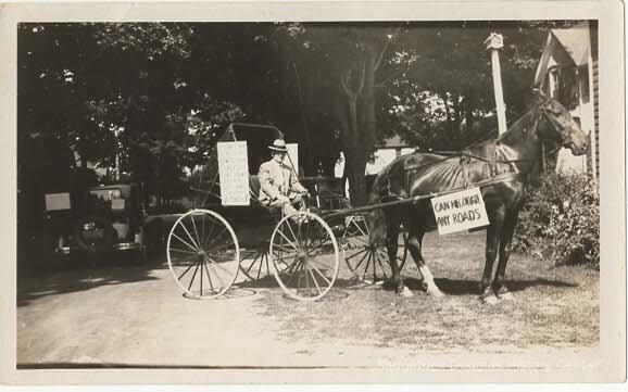          Dr. Walker in the Centennial Parade
   