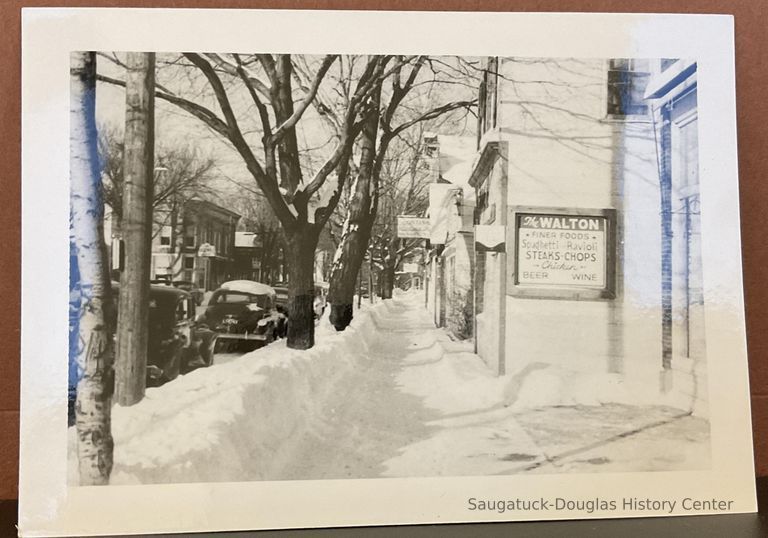          Saugatuck in snow picture number 1
   