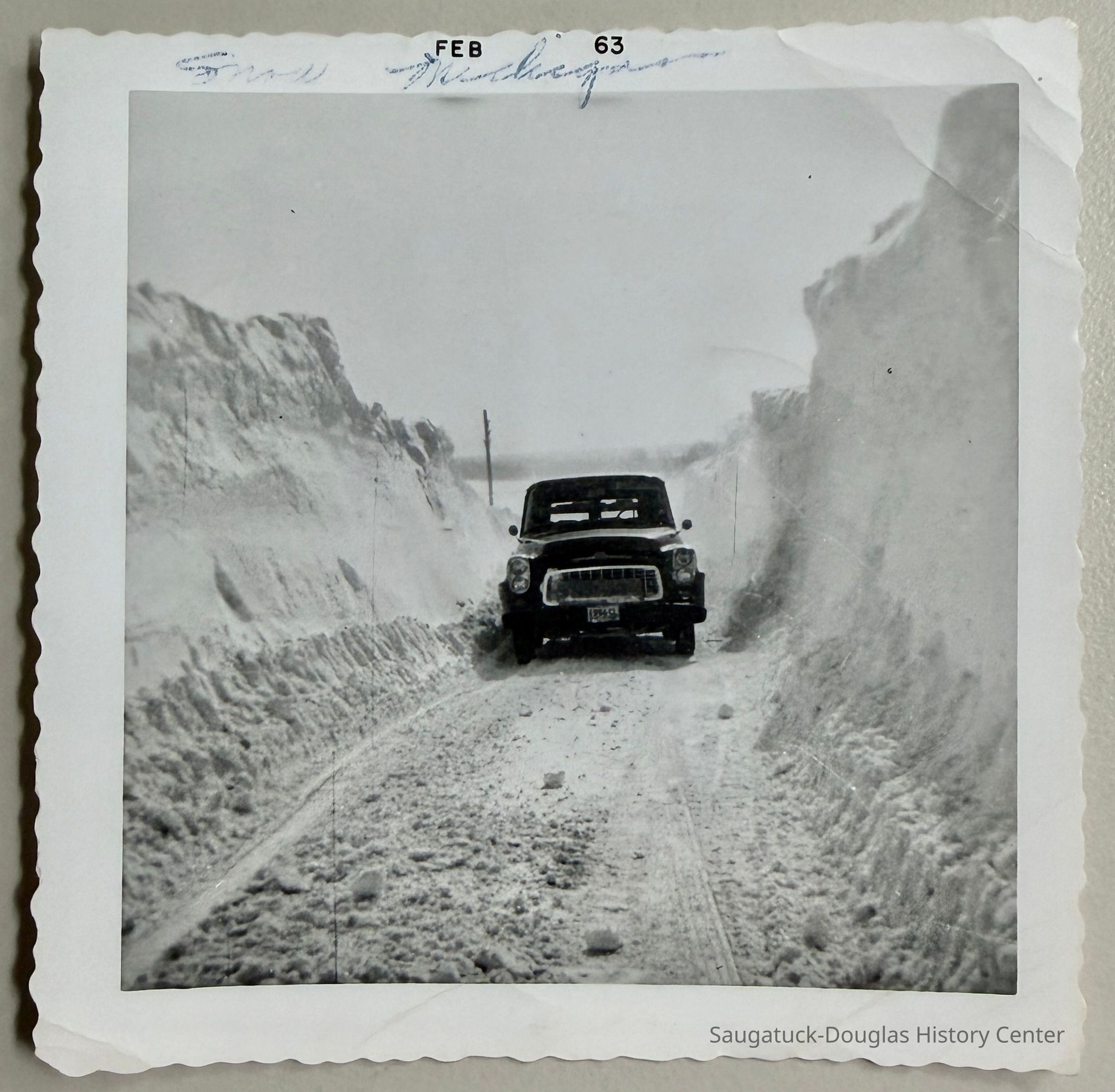          Snow Michigan Feb 1963 picture number 1
   