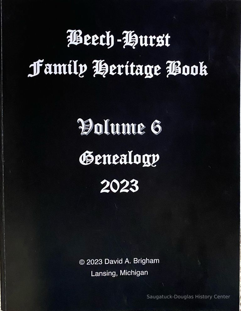          Front cover of Beech-Hurst Family Heritage Book Vol.6 2023
   