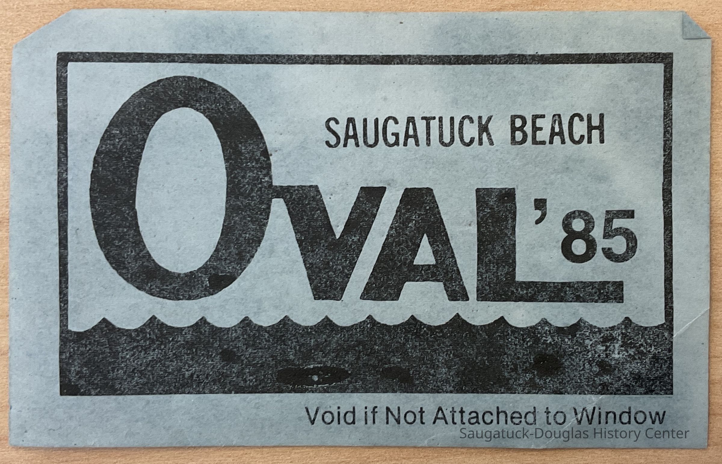 Oval Beach 1985 Pass picture number 1