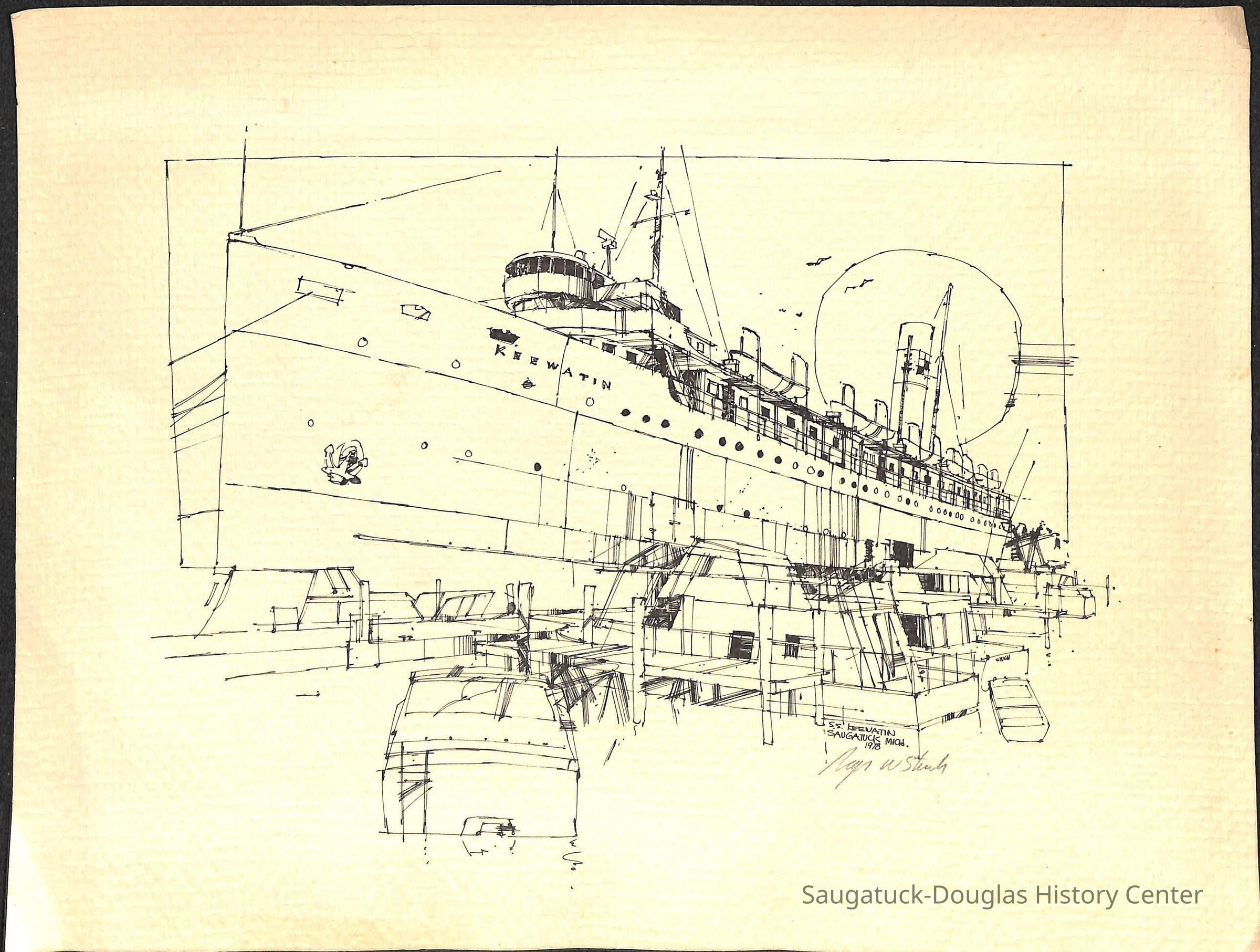 S.S Keewatin Saugatuck Mich.