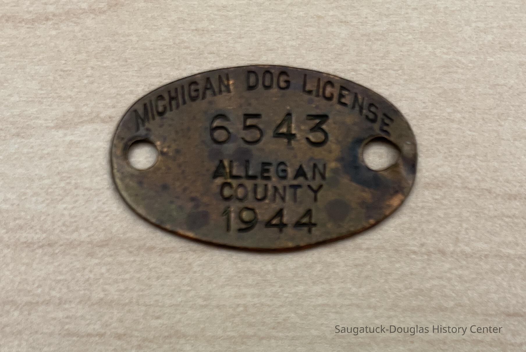 Dog License Tag 1944 picture number 1