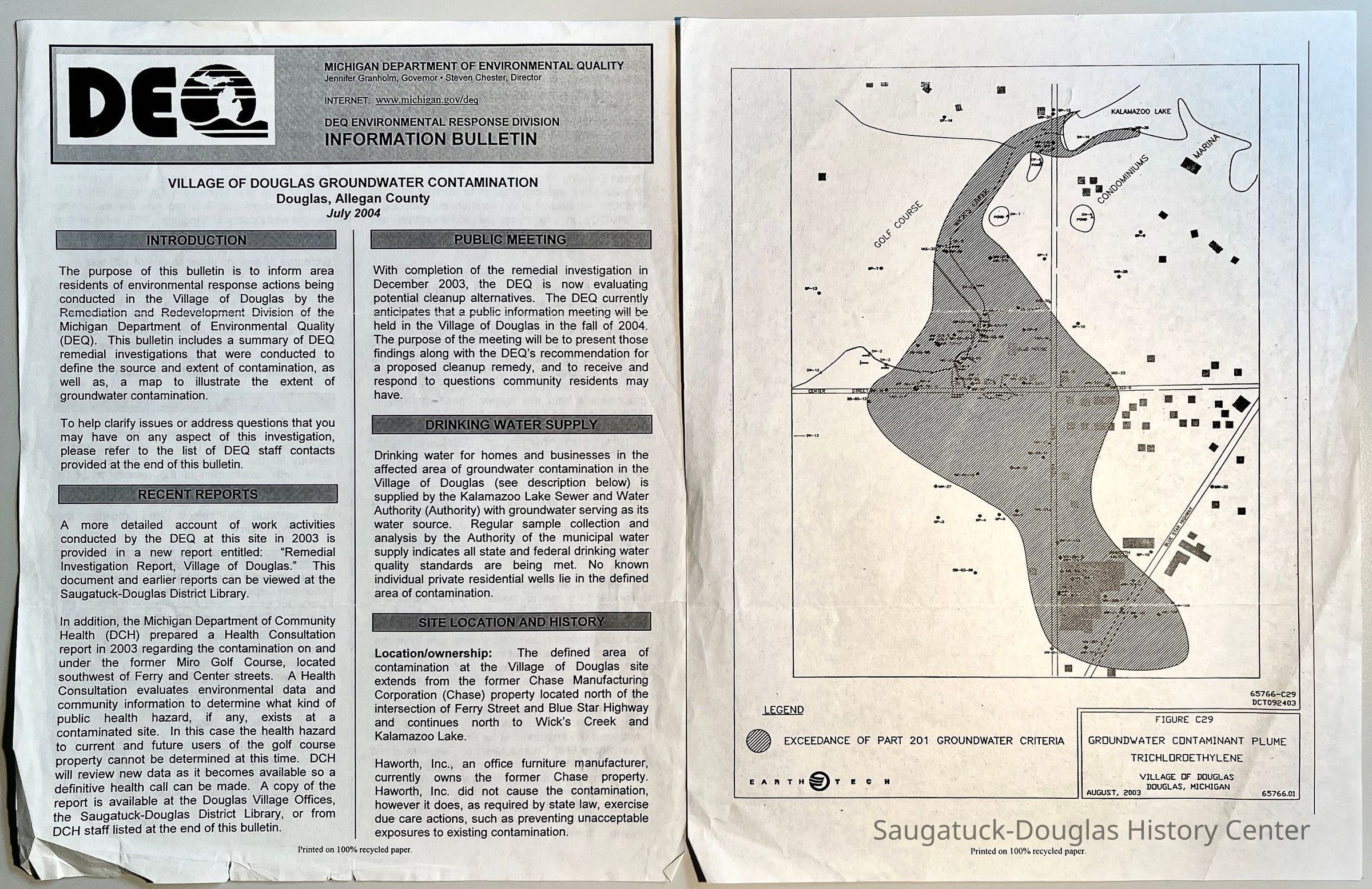          Report, Groundwater Contamination, 2004 picture number 1
   