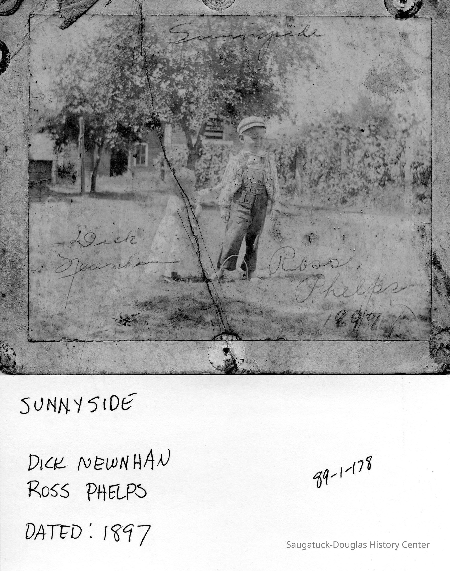          Dick Newnham and Ross Phelps at Sunnyside, 1897 picture number 1
   