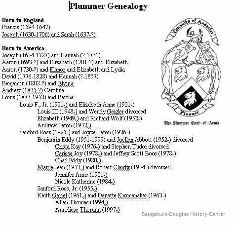          Plummer Family Genealogy picture number 1
   