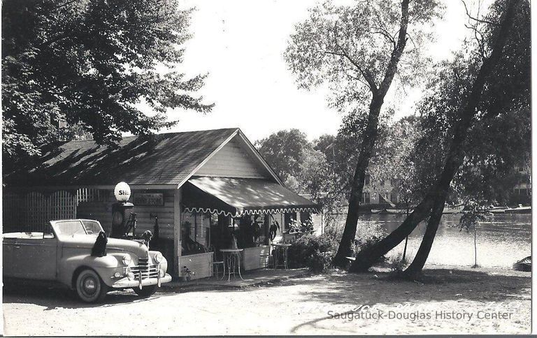          Ferry Store Postcard ca. 1945
   