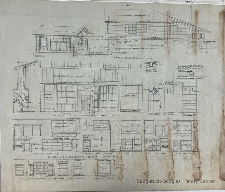          Rear elevation and details (Mc Lean) picture number 1
   