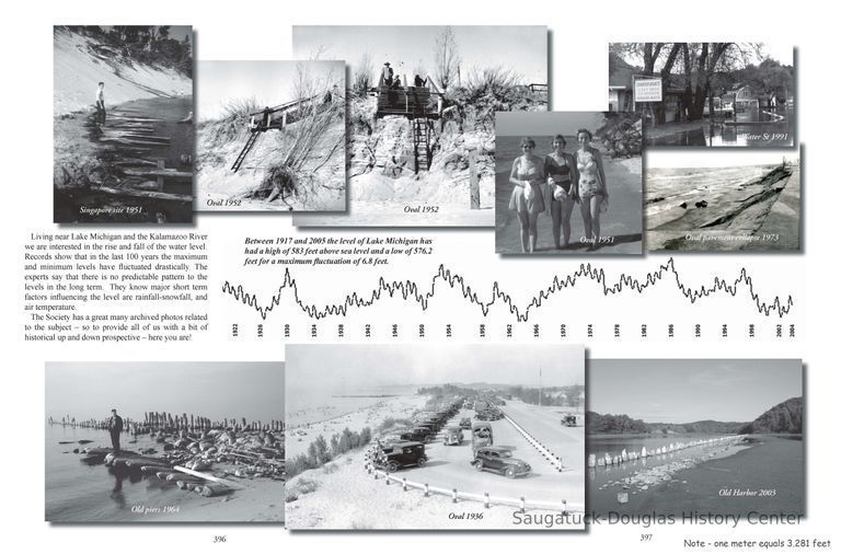          Lake Michigan levels.jpg 2.5MB; The Oval Beach erosion photos are from the Simmons collection.
   