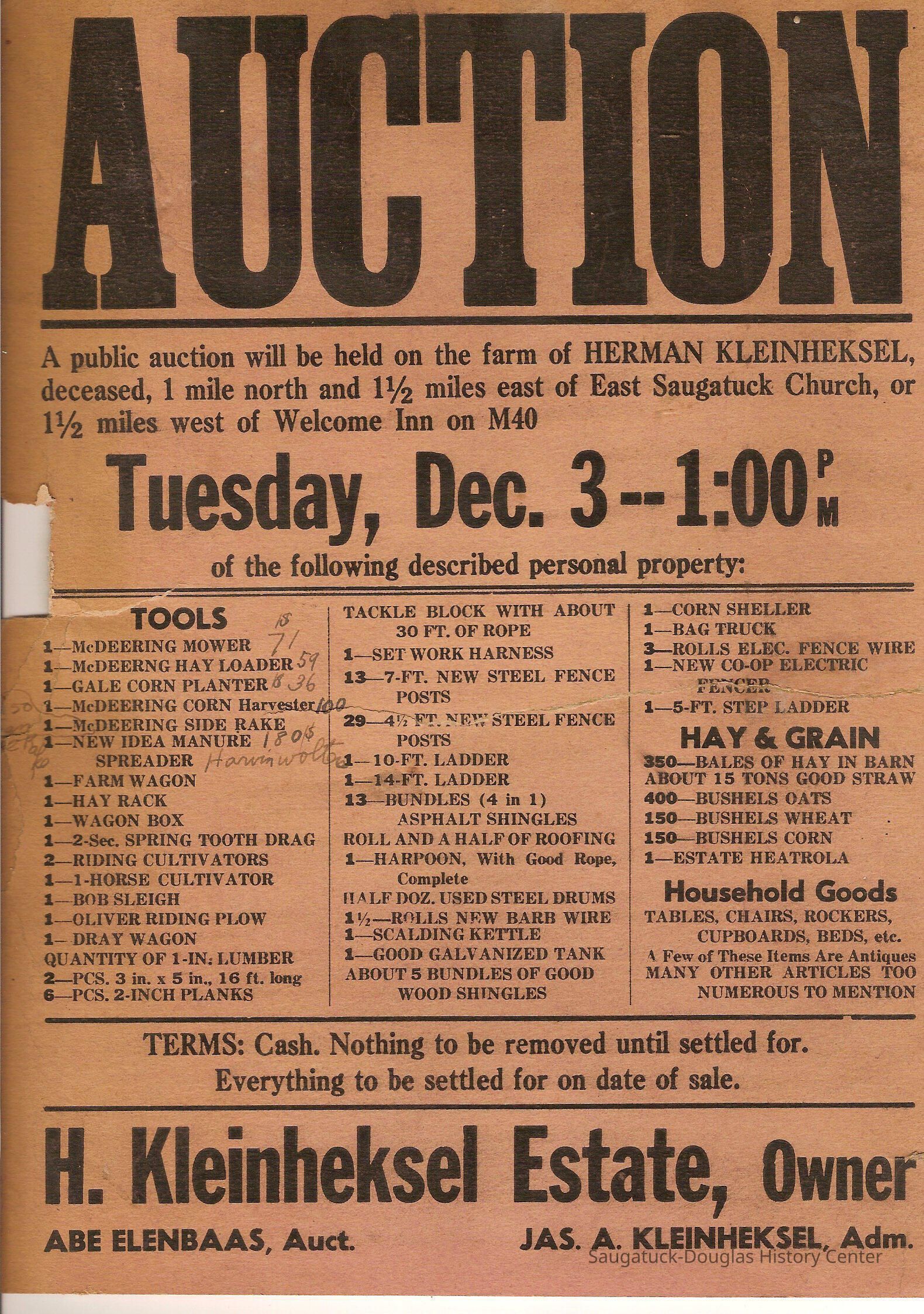 handbill 2007.12.5; Origsize: 9