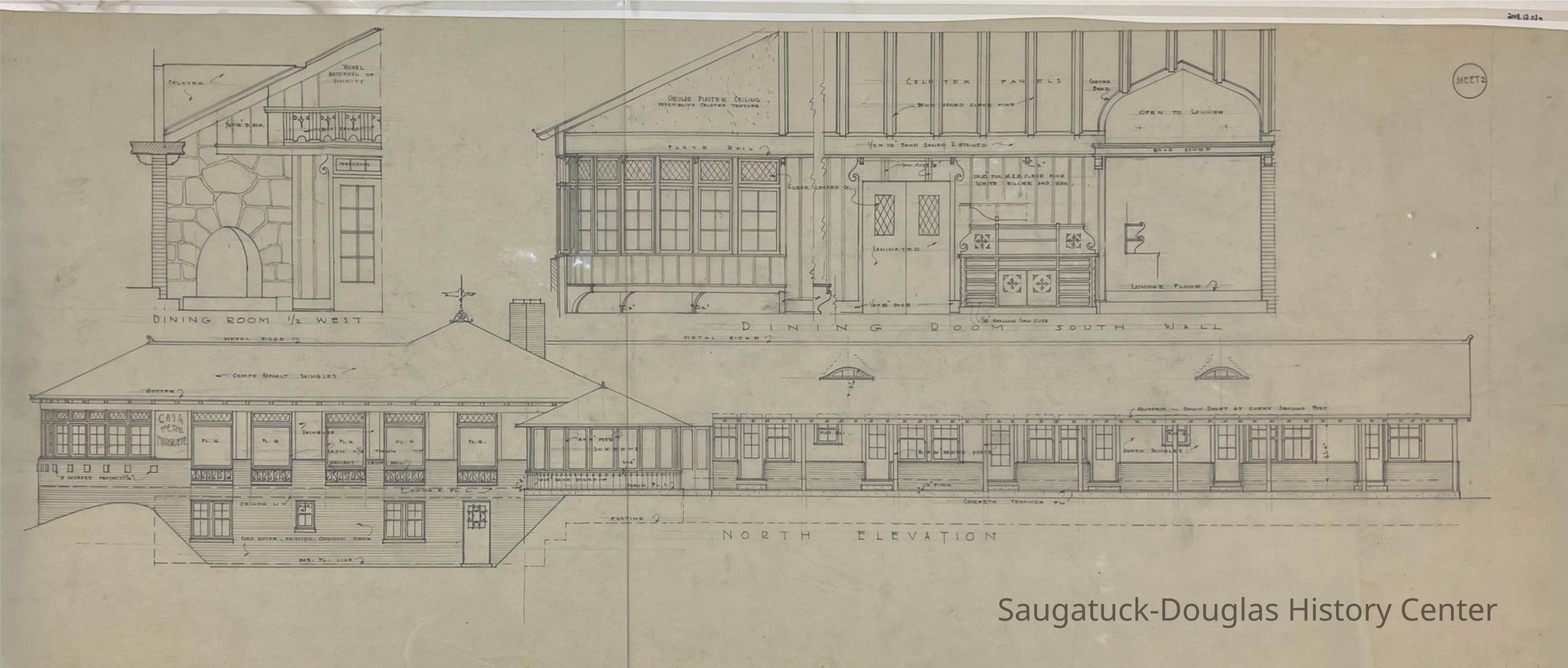 Dining Room elevations (Dunn) picture number 1