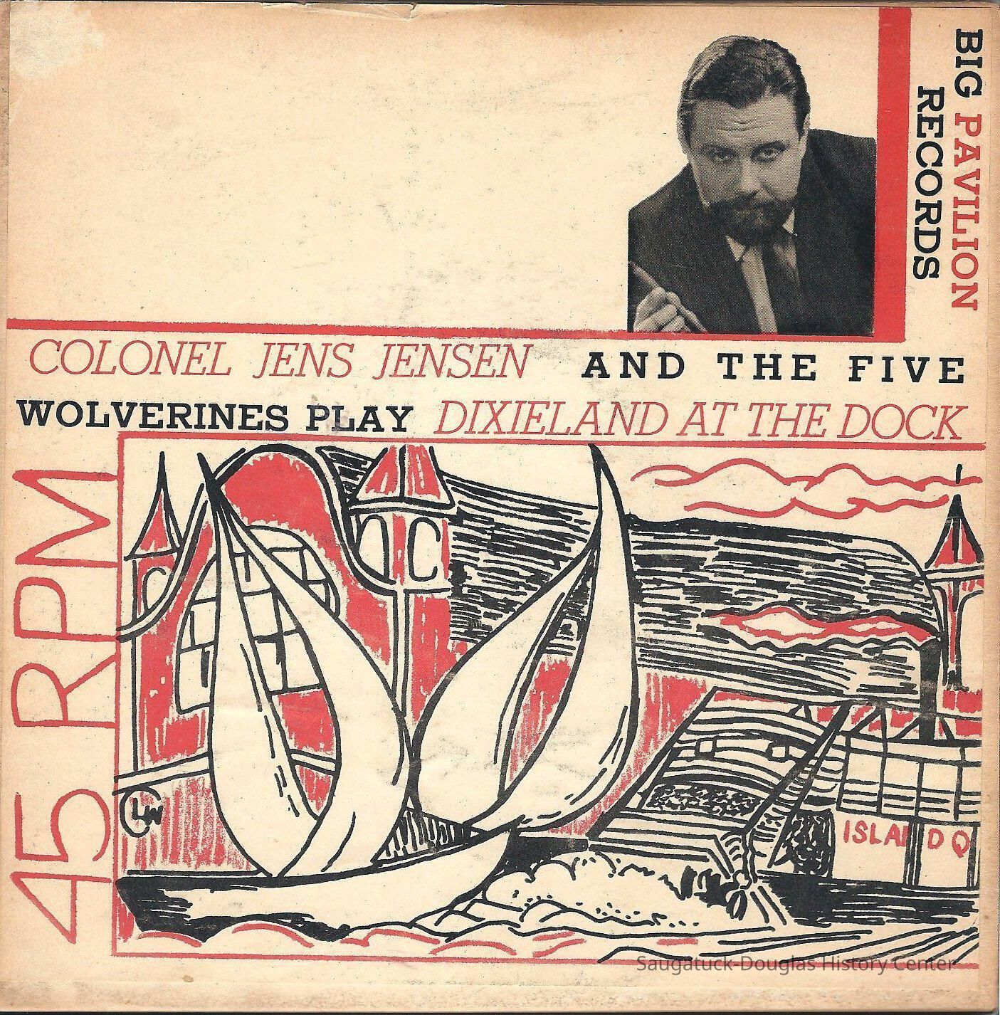 Jens Jensen and the Five Wolverines Record; Origsize: 8 x 10; Origformat: Other
