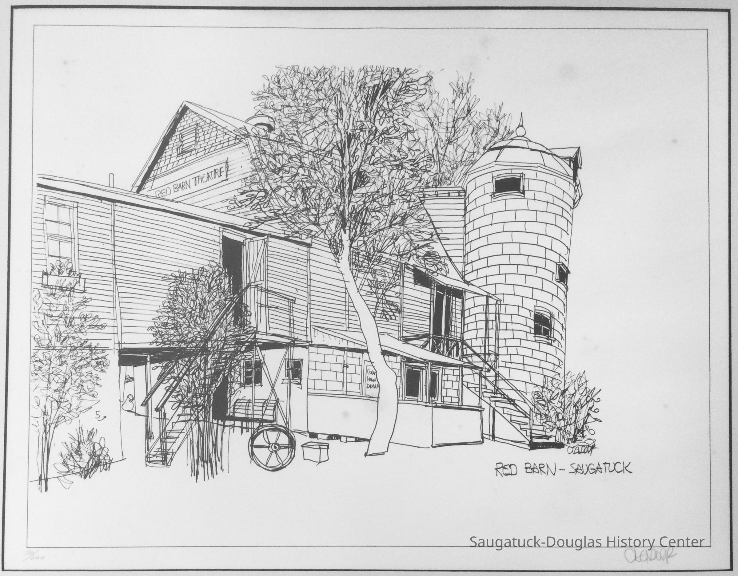 Print of the Red Barn Theatre