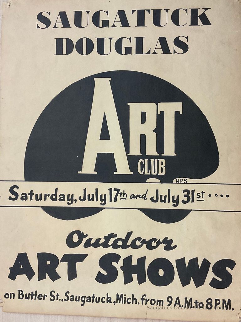          Art Club Outdoor Art Show July 1954 picture number 1
   