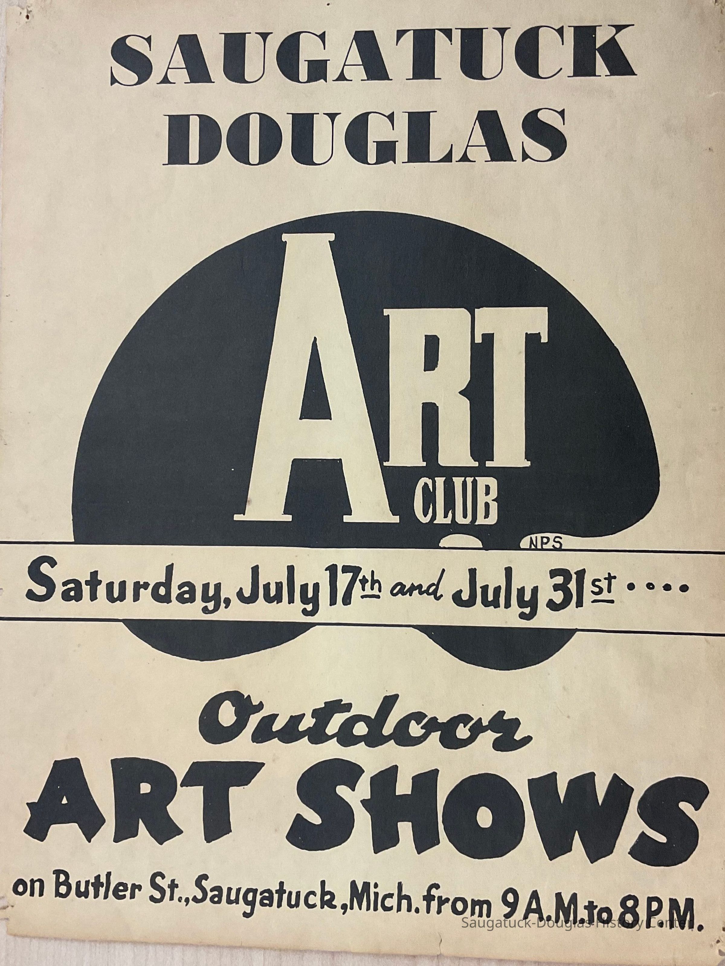 Art Club Outdoor Art Show July 1954 picture number 1