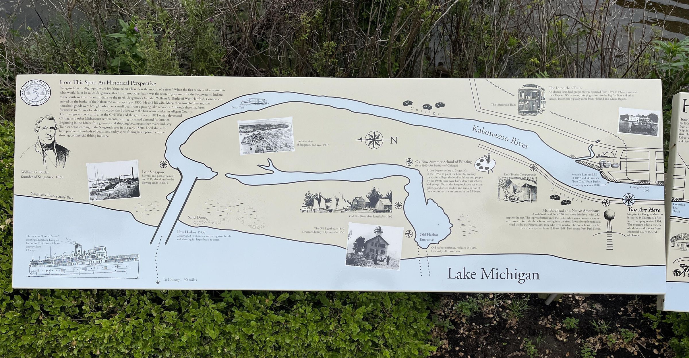 Station 5 left From this spot: An historical perspective