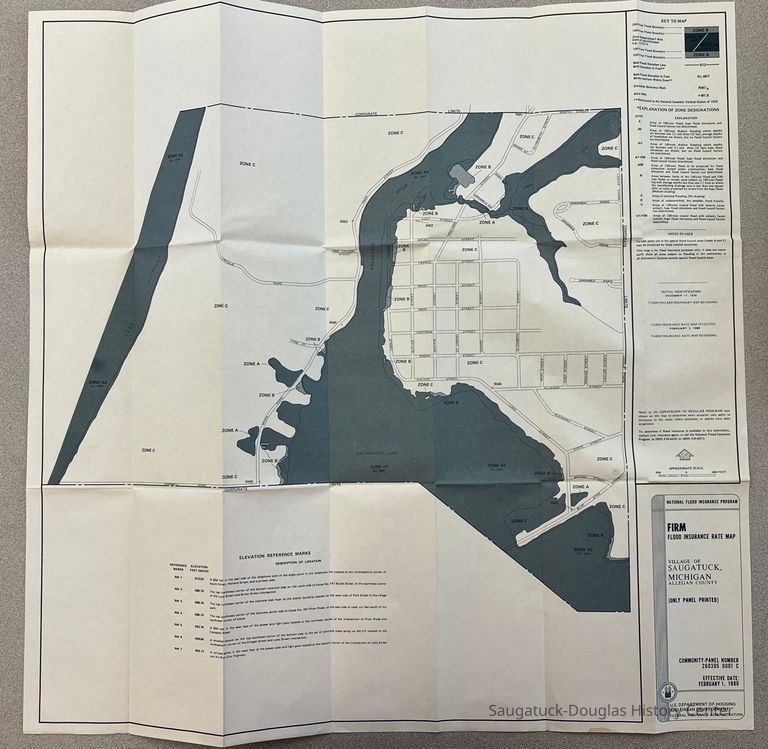          National Flood Insurance Rate Map of Saugatuck picture number 1
   