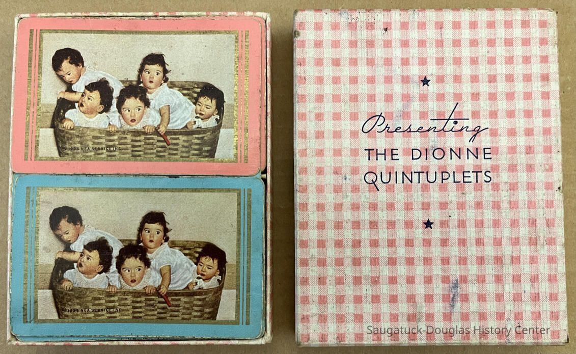          Dionne Quintuplets playing cards picture number 1
   