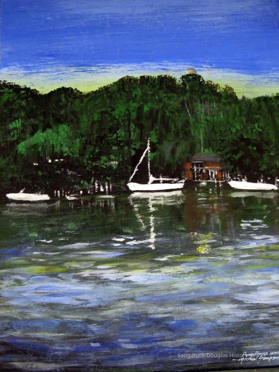 pumphouse painting by Sweeney