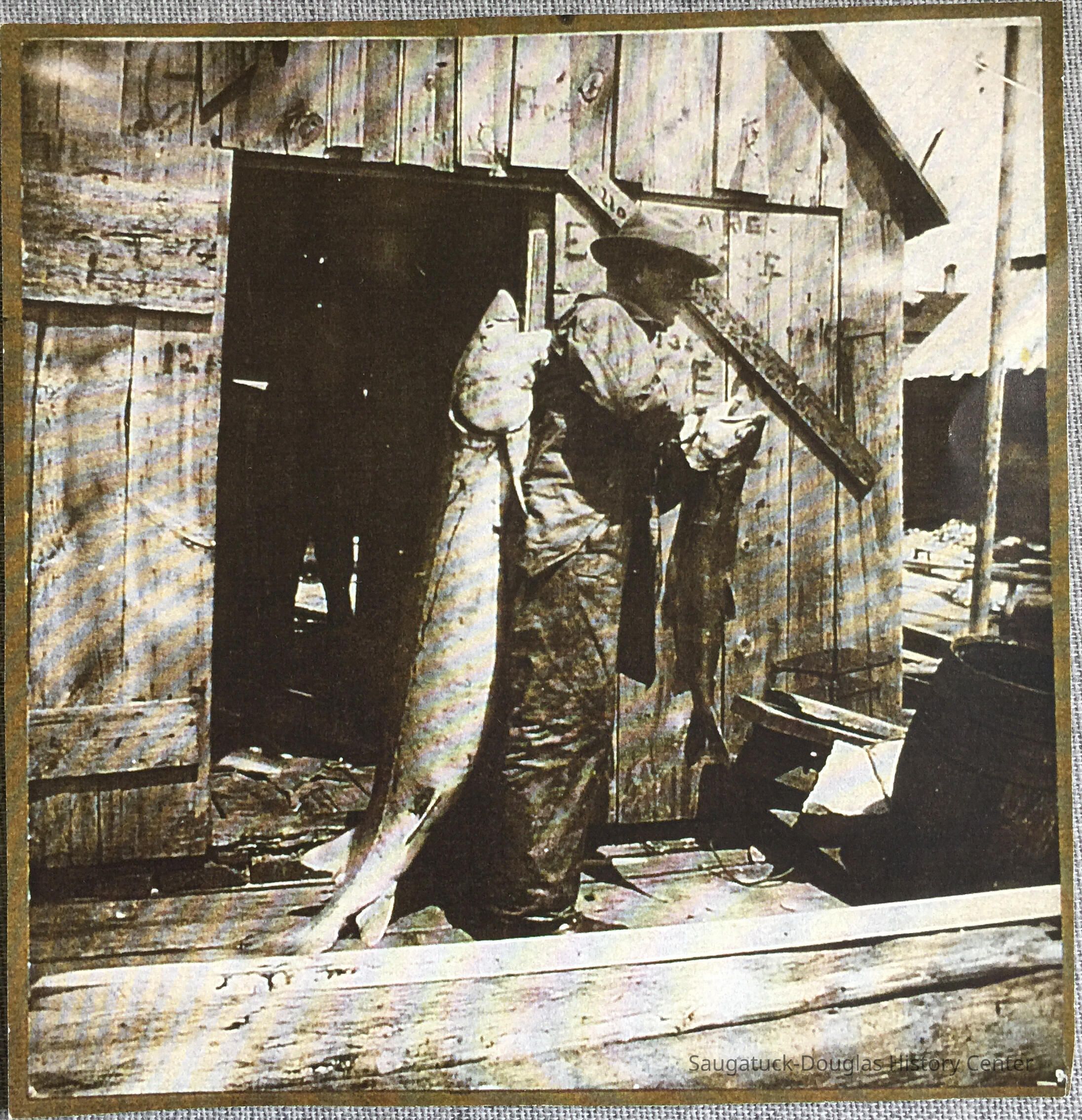 Fisherman with a Sturgeon picture number 1
