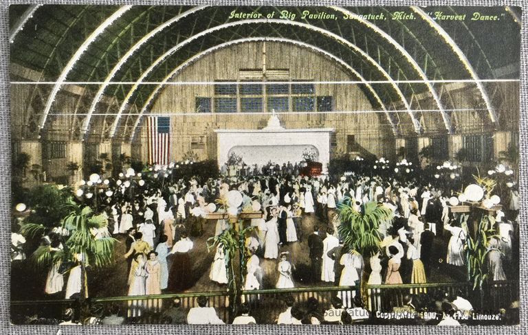          Interior of the Big Pavilion Harvest Dance picture number 1
   