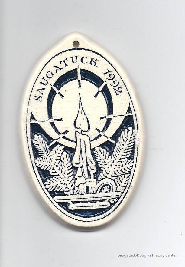          Saugatuck Ornament 1992; Origsize: 6.5 x 4.5